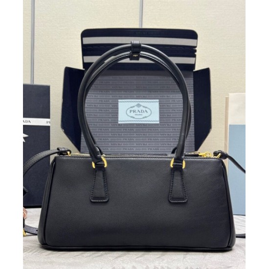 Replica Borsa Galleria media Prada 1BA457 Nero Imitazioni Falso