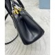 Replica Borsa Galleria media Prada 1BA457 Nero Imitazioni Falso