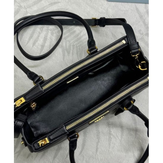 Replica Borsa Galleria media Prada 1BA457 Nero Imitazioni Falso