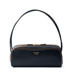 Borsa a tracolla Prada Swing Smooth Replica 1BC249 Nero