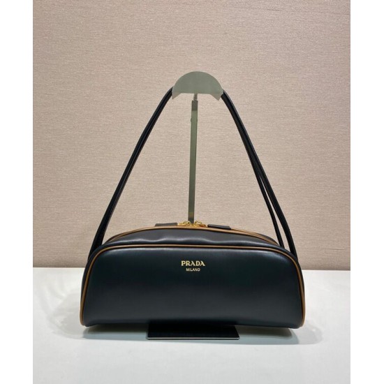 Replica Borsa a tracolla Prada Swing Smooth 1BC249 Nero Imitazione Replica Borsa a tracolla Prada Swing Smooth 1BC249 Nero Imitazione