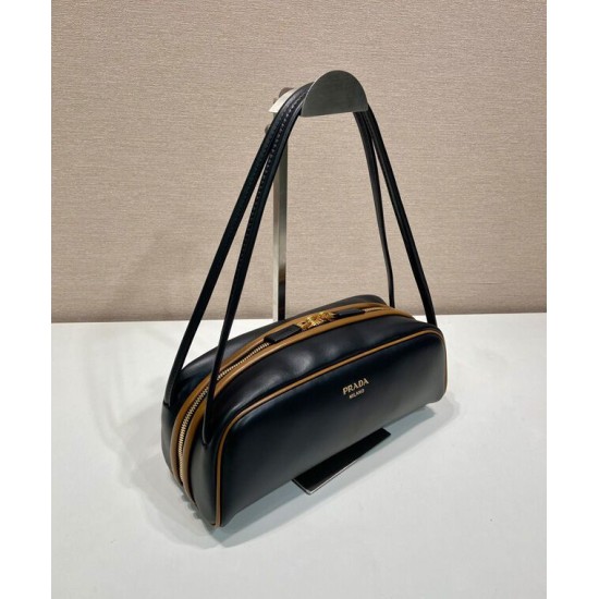 Replica Borsa a tracolla Prada Swing Smooth 1BC249 Nero Imitazione Replica Borsa a tracolla Prada Swing Smooth 1BC249 Nero Imitazione