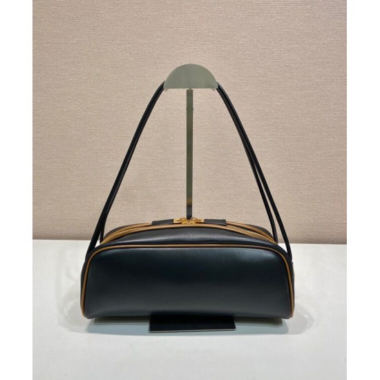 Replica Borsa a tracolla Prada Swing Smooth 1BC249 Nero Imitazione Replica Borsa a tracolla Prada Swing Smooth 1BC249 Nero Imitazione