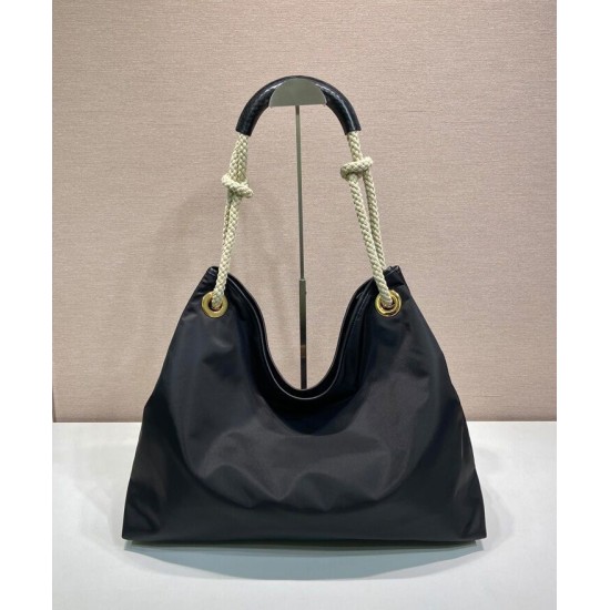 Borsa a tracolla Prada Mariner grande Re-Nylon Replica 1BC244 Nero/Caffè Imitazione Borsa a tracolla Prada Mariner grande Re-Nylon Replica 1BC244 Nero/Caffè Imitazione