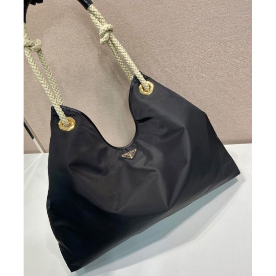 Borsa a tracolla Prada Mariner grande Re-Nylon Replica 1BC244 Nero/Caffè Imitazione Borsa a tracolla Prada Mariner grande Re-Nylon Replica 1BC244 Nero/Caffè Imitazione