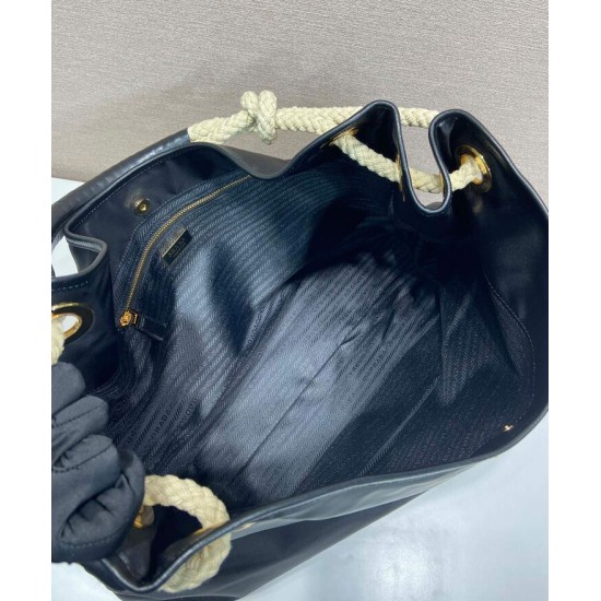 Borsa a tracolla Prada Mariner grande Re-Nylon Replica 1BC244 Nero/Caffè Imitazione Borsa a tracolla Prada Mariner grande Re-Nylon Replica 1BC244 Nero/Caffè Imitazione