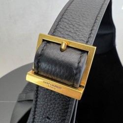 Borsa a secchiello YSL Saint Laurent Le 5 A 7 replica 793088 Nero