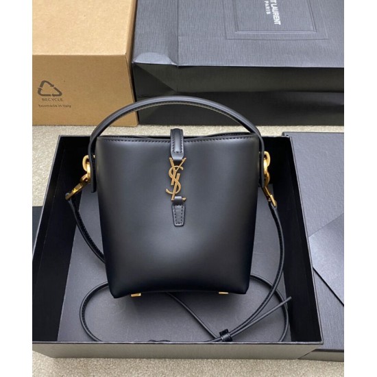 Replica Borsa a secchiello YSL Saint Laurent Le 37 Mini Shiny 765870 Nero Imitazioni Falso Replica Borsa a secchiello YSL Saint Laurent Le 37 Mini Shiny 765870 Nero Imitazioni Falso
