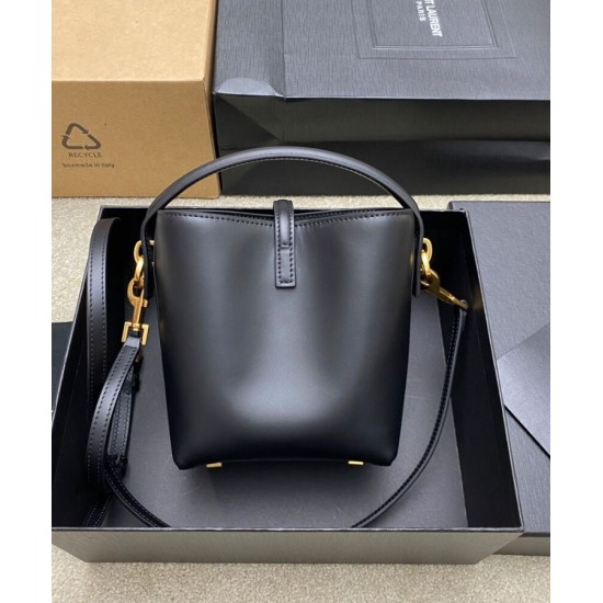Replica Borsa a secchiello YSL Saint Laurent Le 37 Mini Shiny 765870 Nero Imitazioni Falso Replica Borsa a secchiello YSL Saint Laurent Le 37 Mini Shiny 765870 Nero Imitazioni Falso