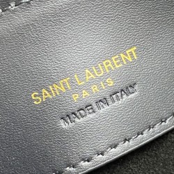 Borsa a secchiello YSL Saint Laurent Le 37 Mini Shiny 765870 Nero