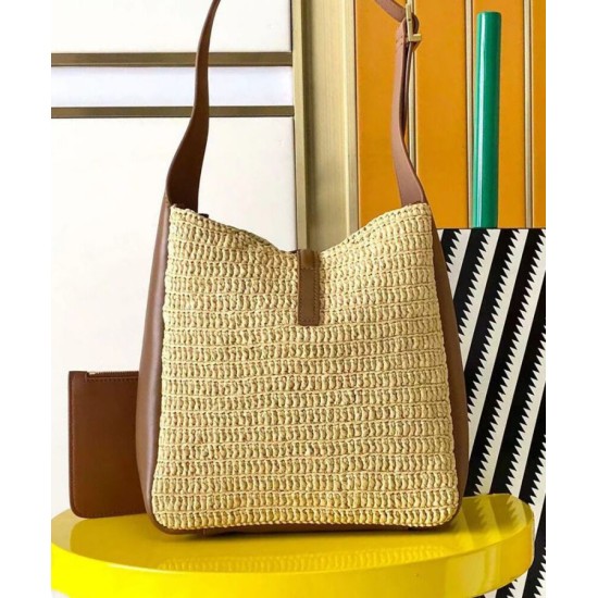 Replica Borsa piccola YSL Saint Laurent Le 5 A 7 Supple in rafia Caffè Imitazioni Falso Replica Borsa piccola YSL Saint Laurent Le 5 A 7 Supple in rafia Caffè Imitazioni Falso