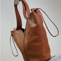 Borsa a hobo YSL Saint Laurent Y Grande Replica 833160 Caffè