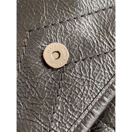 Replica Borsa vintage YSL Saint Laurent Niki Baby stropicciata nera Imitazioni Falso Replica Borsa vintage YSL Saint Laurent Niki Baby stropicciata nera Imitazioni Falso