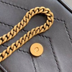 Borsa vintage YSL Saint Laurent Niki Baby replica nera Borsa vintage YSL Saint Laurent Niki Baby replica nera