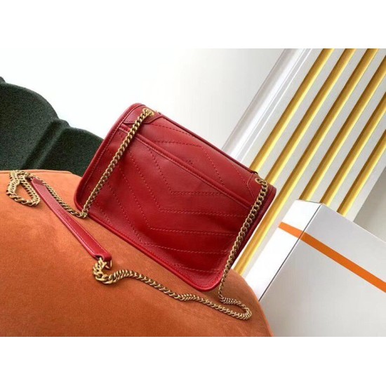 Borsa vintage YSL Saint Laurent Niki Baby Replica rossa stropicciata Imitazione Borsa vintage YSL Saint Laurent Niki Baby Replica rossa stropicciata Imitazione