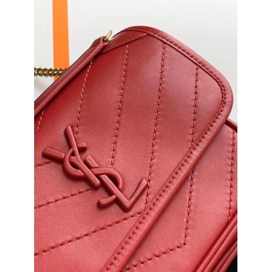 Borsa vintage YSL Saint Laurent Niki Baby Replica rossa stropicciata Imitazione Borsa vintage YSL Saint Laurent Niki Baby Replica rossa stropicciata Imitazione