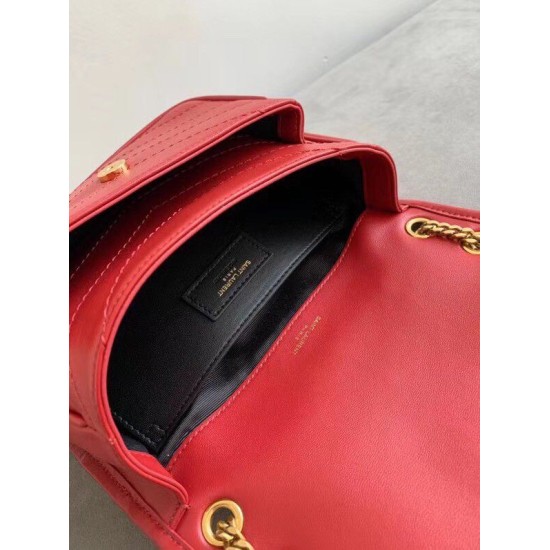 Borsa vintage YSL Saint Laurent Niki Baby Replica rossa stropicciata Imitazione Borsa vintage YSL Saint Laurent Niki Baby Replica rossa stropicciata Imitazione