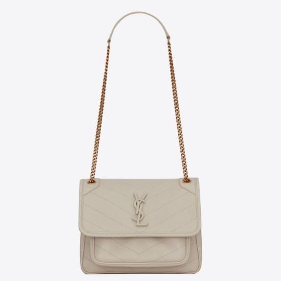 Replica Borsa vintage YSL Saint Laurent Niki Baby bianca Imitazioni Falso Replica Borsa vintage YSL Saint Laurent Niki Baby bianca Imitazioni Falso