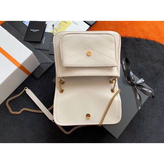 Replica Borsa vintage YSL Saint Laurent Niki Baby bianca Imitazioni Falso Replica Borsa vintage YSL Saint Laurent Niki Baby bianca Imitazioni Falso