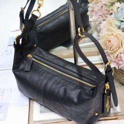 Borsa Dior Piccola/Media D-Journey in Vitello Liscio Vintage Nero Borsa Dior Piccola/Media D-Journey in Vitello Liscio Vintage Nero