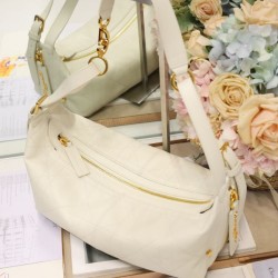Borsa Dior Piccola/Media D-Journey in Vitello Liscio Vintage Beige