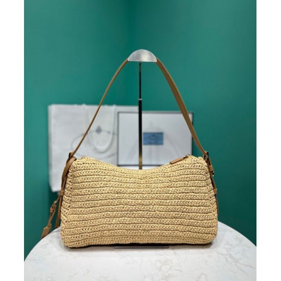 Replica Borsa grande all'uncinetto Prada Aimee Albicocca imitazione False Online Replica Borsa grande all'uncinetto Prada Aimee Albicocca imitazione False Online
