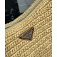 Replica Borsa grande all'uncinetto Prada Aimee Albicocca imitazione False Online Replica Borsa grande all'uncinetto Prada Aimee Albicocca imitazione False Online