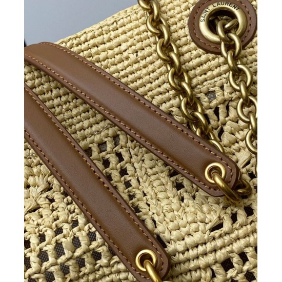 Replica Shopping Jamie YSL Saint Laurent in rafia Albicocca imitazione False Online Replica Shopping Jamie YSL Saint Laurent in rafia Albicocca imitazione False Online