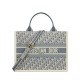 Replica Borsa media Christian Dior Book Tote blu
