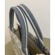 Replica Borsa media Christian Dior Book Tote blu