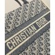 Replica Borsa media Christian Dior Book Tote blu