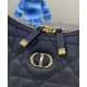Replica Mini borsa Christian Dior Miss Caro Diorling con catena, nera Replica Mini borsa Christian Dior Miss Caro Diorling con catena, nera