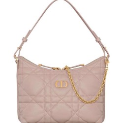 Mini borsa Christian Dior Miss Caro Diorling con catena, rosa
