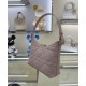 Replica Mini borsa Christian Dior Miss Caro Diorling con catena, rosa