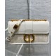 Replica Borsa Dior 30 Montaigne East-West con catena Crema
