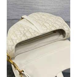 Borsa Dior Saddle con tracolla Crema Borsa Dior Saddle con tracolla Crema