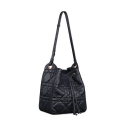 Borsa Christian Dior D-Motion media nera