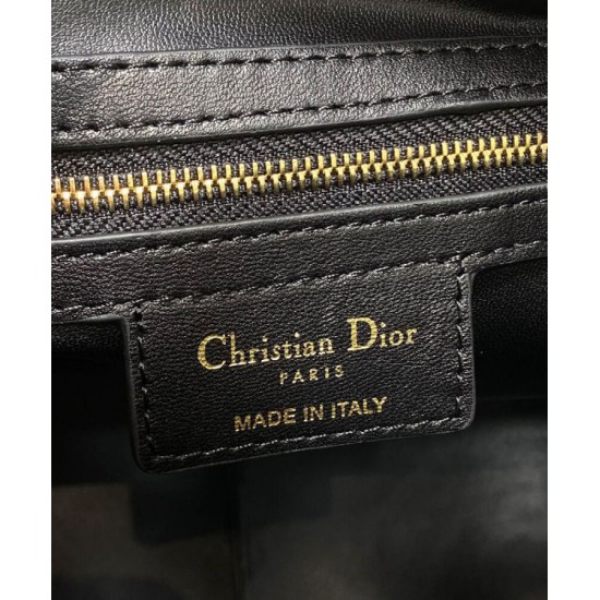 Replica Borsa Christian Dior D-Motion media nera Replica Borsa Christian Dior D-Motion media nera