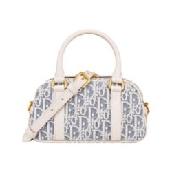 Borsa Christian Dior D-Vibe East-West Nano blu