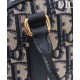 Replica Borsa Christian Dior D-Vibe East-West Nano, blu scuro Replica Borsa Christian Dior D-Vibe East-West Nano, blu scuro