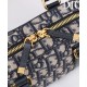 Replica Borsa Christian Dior D-Vibe East-West Nano, blu scuro Replica Borsa Christian Dior D-Vibe East-West Nano, blu scuro