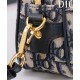 Replica Borsa Christian Dior D-Vibe East-West Nano, blu scuro Replica Borsa Christian Dior D-Vibe East-West Nano, blu scuro