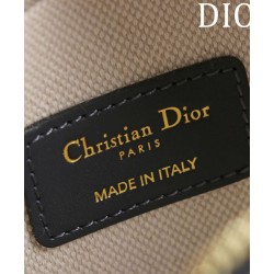 Borsa Christian Dior D-Vibe East-West Nano, blu scuro