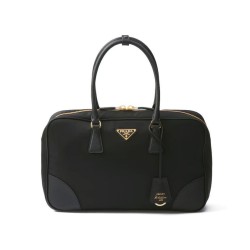 Borsa Prada Re-Edition 1980 grande in Saffiano Re-Nylon, nera