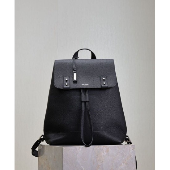 Replica Zaino YSL Saint Laurent Sac De Jour in pelle martellata, nero Replica Zaino YSL Saint Laurent Sac De Jour in pelle martellata, nero