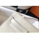 Replica Borsa Hermès Kelly Pochette in pelle Epsom bianca Replica Borsa Hermès Kelly Pochette in pelle Epsom bianca