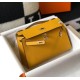 Replica Borsa Hermès Kelly Pochette in pelle Epsom gialla Replica Borsa Hermès Kelly Pochette in pelle Epsom gialla