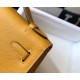 Replica Borsa Hermès Kelly Pochette in pelle Epsom gialla Replica Borsa Hermès Kelly Pochette in pelle Epsom gialla