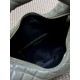 Replica Borsa hobo Icare YSL Saint Laurent in nappa grigio/verde Imitazioni Falso