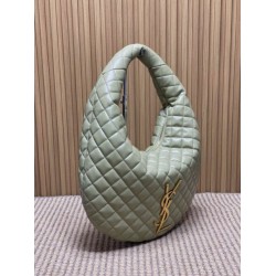 Borsa hobo Icare YSL Saint Laurent in nappa verde